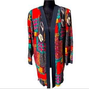 Vintage Mix Print Duster
